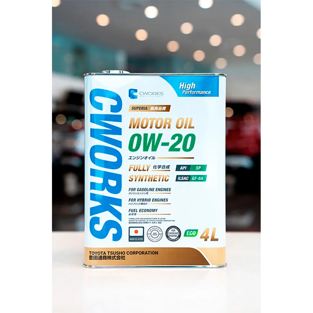 Dầu nhờn động cơ xăng CWORKS SP_GF- 6A 0W-20 4L Nhật Bản (1).webp