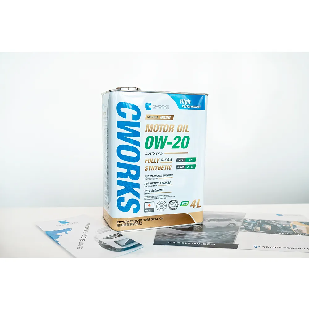 Dầu nhờn động cơ xăng CWORKS SP_GF- 6A 0W-20 4L Nhật Bản (2).webp